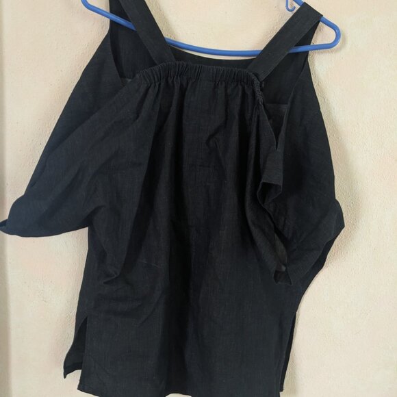 Linen cotton oversized top (sz S, Italy) - Picture 6 of 8